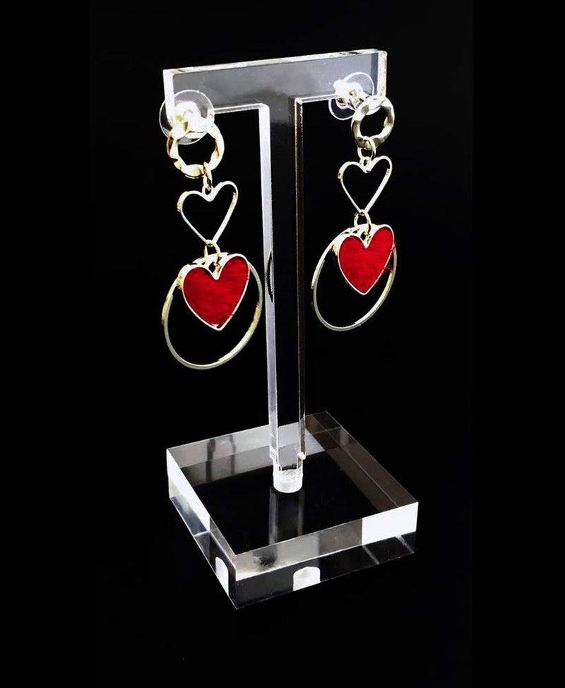 [Australia] - Svea Display for Jewelry Earrings High End Clear Acrylic Stands Blocks for Trade Show Photo Gallery Store Exhibit Presentation Set of 3PCs 