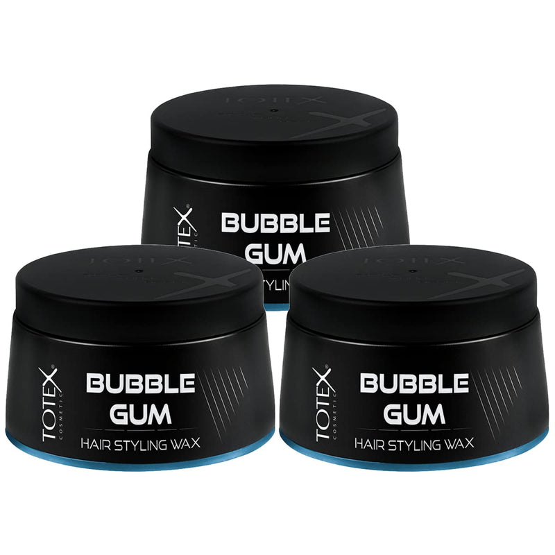 [Australia] - Totex Hair Styling Wax Bubblegum Regular Hold Paste Professional Barbers Men Care Bubble Gum Hair Wax 150ml (3 Pcs Offer) 