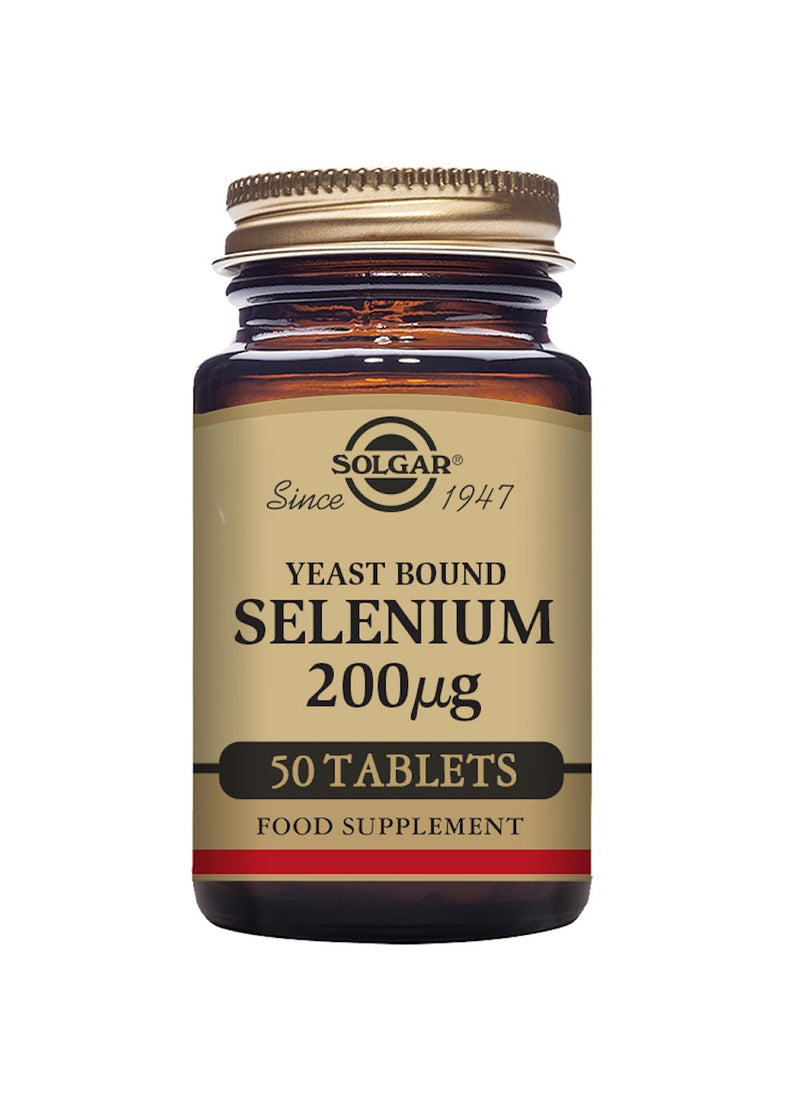 [Australia] - Solgar Yeast Bound Selenium 200 �g Tablets - Pack of 50 - Immunity Support - Maintain Normal Thyroid Function and Healthy Hair and Nails - Vegan and Kosher Fish 50 Count (Pack of 1) 