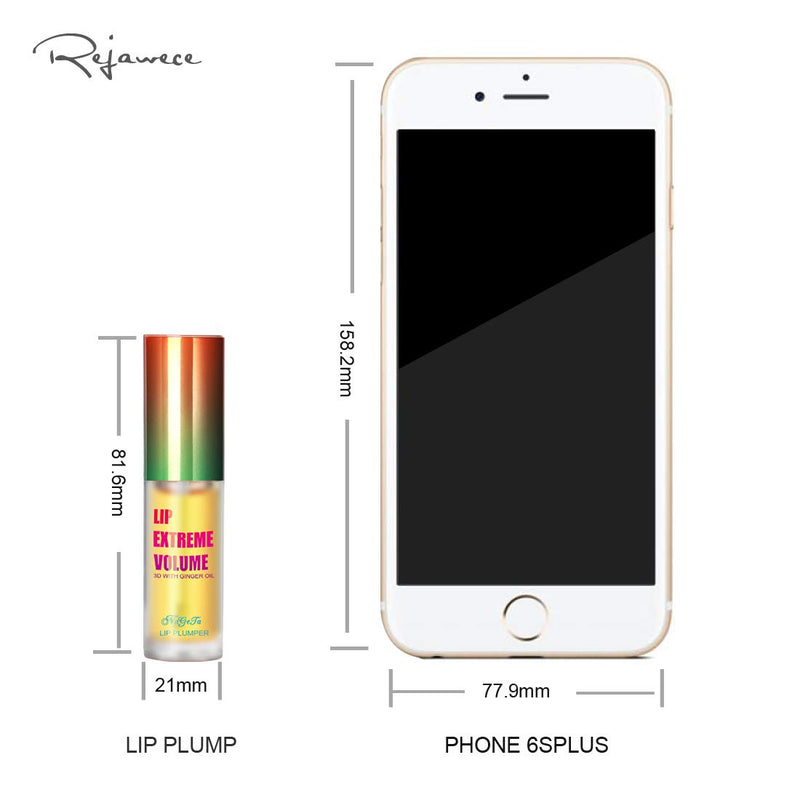 [Australia] - Lip Plumper Lip Gloss by Rejawece - Lip Plumping Balm Plumper Device Lipstick Treatment - Clear Lip Plump Gloss - Enhancer for Fuller & Hydrated Lips | Give Volume, Moisturize (Strong) Strong 