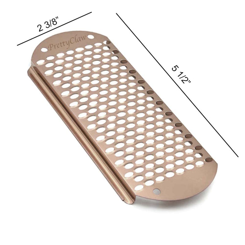 [Australia] - PrettyClaw Foot File Callus Replacement Blades Pedicure Tool Callus Remover Rasp Stainless Steel Bronze (Big Hole, 12) Big Hole 12.0 