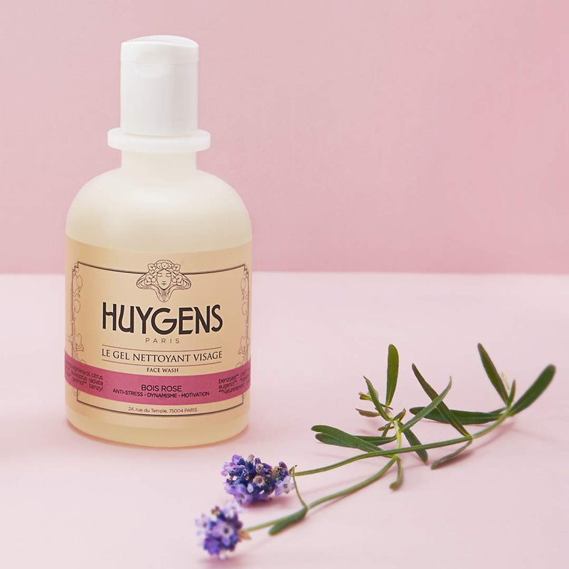 [Australia] - Bois Rose Regenerating Face Wash HUYGENS - Infused with Rosewood & Lavender Essential Oils - Vegan, Organic & Natural - Made In France - 250 ml 