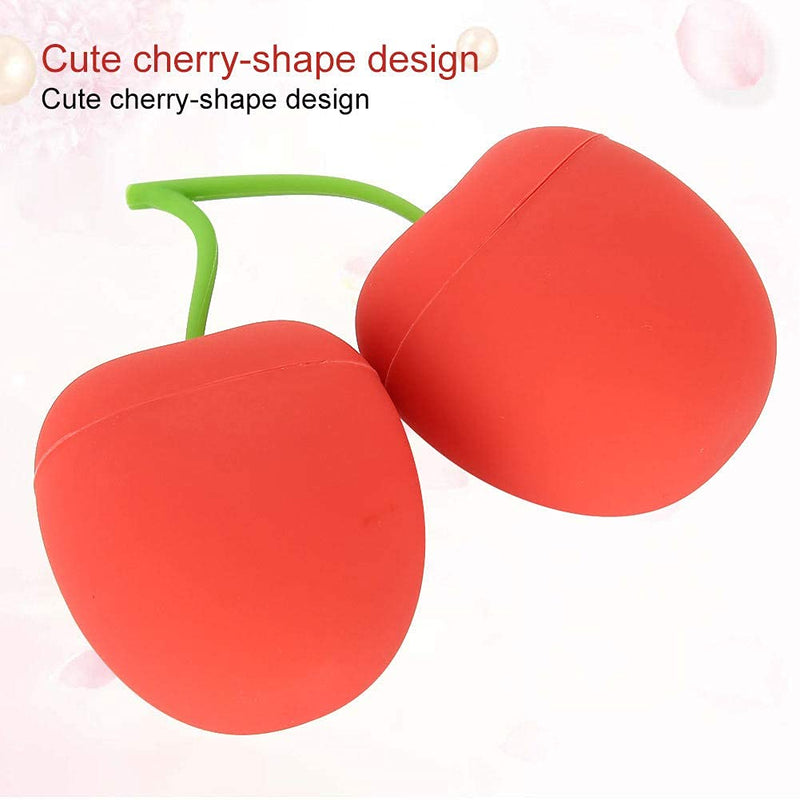 [Australia] - Women Lip Plumper Device, Acogedor Portable Lip Enhancer Plumper Tool, Women Sexy Mouth Beauty Tool Cherry-Shaped Silicone Lips Beauty Tool 