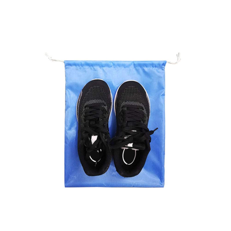 [Australia] - Pack of 10 Travel Shoe Bags, Portable Travel Non-Woven Shoe Packing Organizers Tote Bags w/ Drawstring for Men and Women, 39x30cm (Multicolour) 