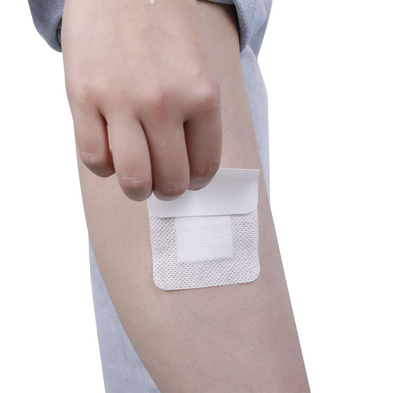 [Australia] - RosewineC Adhesive Sterile Wound Dressings,Suitable for Cuts and Grazes, Diabetic Leg Ulcers, Venous Leg Ulcers,Small Pressure Sores (60mm x 70mm),Pack of 50 