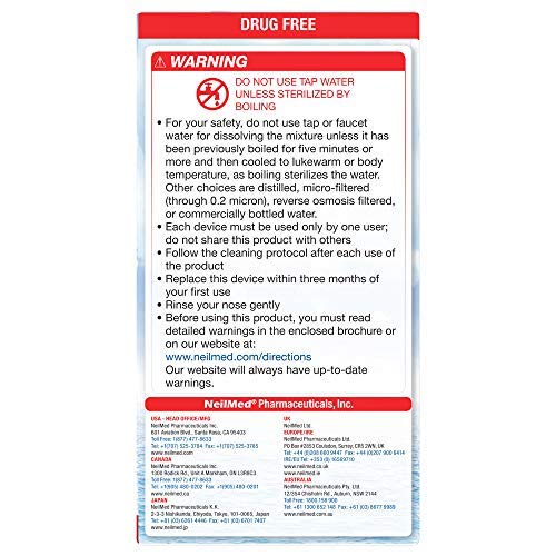 [Australia] - NeilMed Sinugator Cordless Pulsating Nasal Wash Kit with One Irrigator, 30 Premixed Packets and 3 AA Batteries 