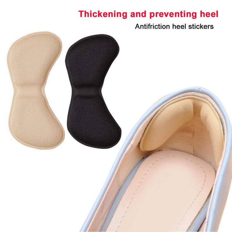 [Australia] - 5 Pairs Heel Protectors, Heel Shoe Grips for New Shoes, Heel Protector Adds Volume, and Cushioning, Insoles for Women Shoes(Nude) Nude 