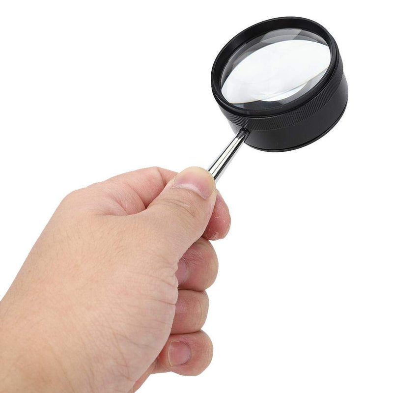 [Australia] - Identification Magnifying Glass, 35X x 50mm Metal Magnifying Glass for Identifying Jewelry Stamps 