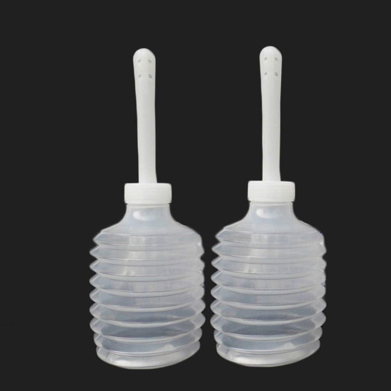 [Australia] - Artibetter 10pcs Disposable Enema Douche Applicator Bottle Vaginal Douche Anal Applicator for Women Men 200ml (Transparent) Transparent 12pcs 