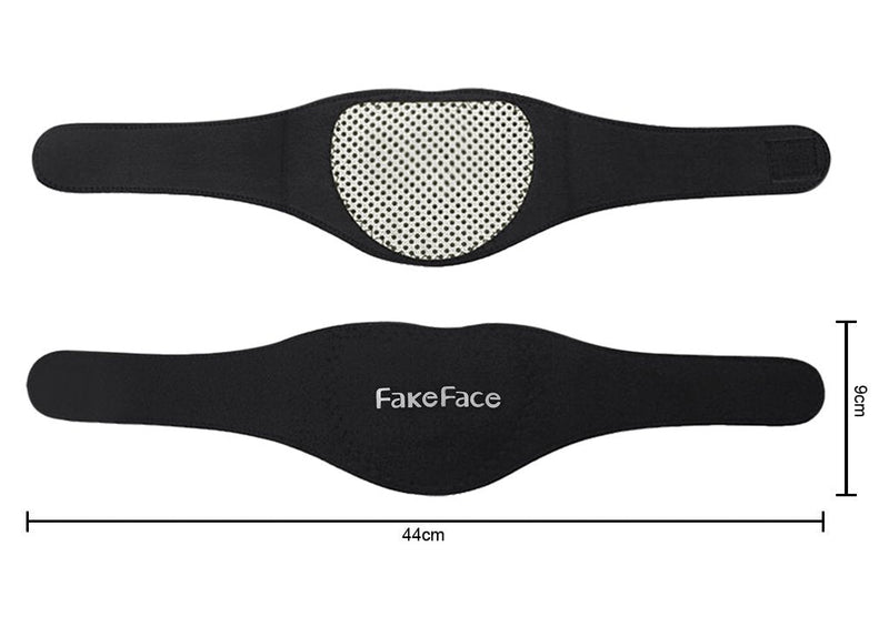 [Australia] - Neck Brace,Neck Support Brace Neck Pain Relief Strap Self Heated Natural Physical Therapy Healing Neck Wrap for Men Women Flexible Cervical Collar Neck Pain Relief Stiffness Travel Brace 