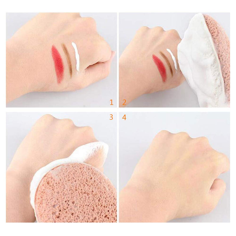 [Australia] - AKOAK 5 Pcs Water Drop Gloves Wash Face Powder Puff, Soft and Comfortable, Suitable for Face Makeup Removal and Cleaning 