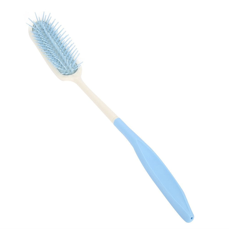 [Australia] - Long Handle Soft Comb how long handled hairbrush, Long hair brush Anti-slip Handle Comb, Soft brush, Beauty Hair for Adults, Children, the Elderly and Hand Disabled Inconvenient Upper Limb Activities Blue 