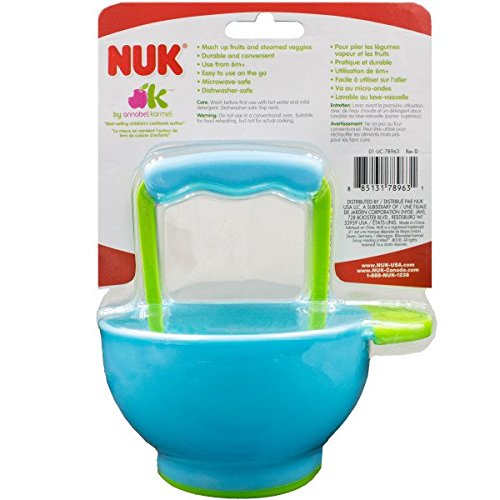 [Australia] - NUK Mash and Serve Bowl, Bowls, 1 Count 2 Piece Set 