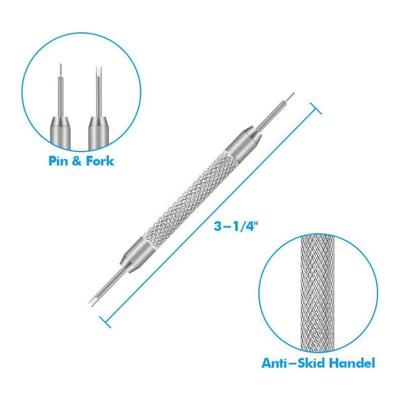 [Australia] - Selizo Spring Bar Tool Watch Link Remover Tool Kit with Instruction Manual Watch Band Tool Link Pin Removal for Watch Repair Band Adjustment Replacement Sizing 