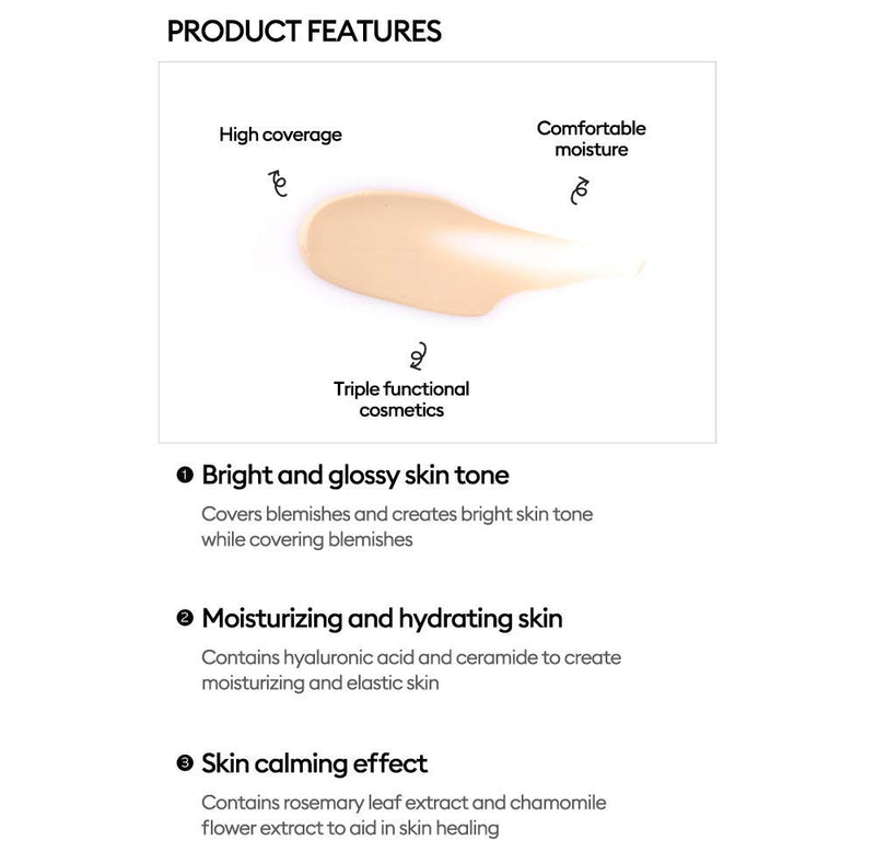 [Australia] - MISSHA M PERFECT COVER BB CREAM #31 SPF 42 PA+++ 50ml-Lightweight, Multi-Function, High Coverage Makeup to help infuse moisture for firmer-looking skin with reduction in appearance of fine lines 