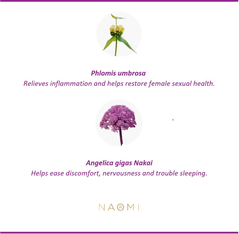 [Australia] - NAOMI Harmony - Menopause Relief, Balance Hormones, Natural Support for Hot Flashes - Menopause Supplements for Women - 30 Veggie Menopause Support Capsules 