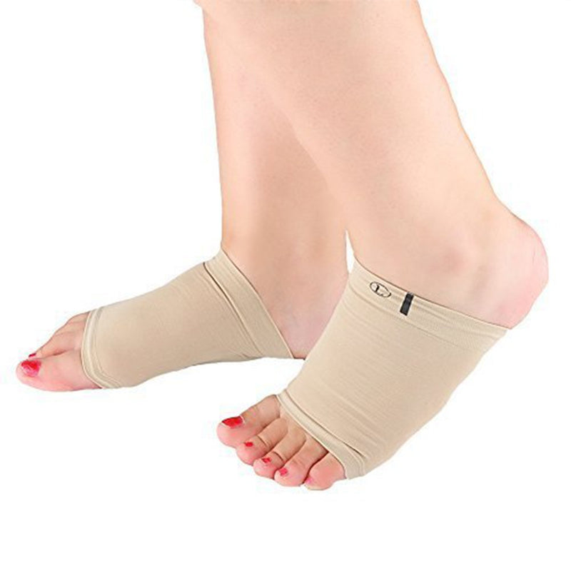 [Australia] - Arch Support Sleeves, Plantar Fasciitis Inserts Flat Foot Band with Fasciitis Gel Pad Planting Support Elastic Bow Foot Care Cushioned Arch Support Brace 