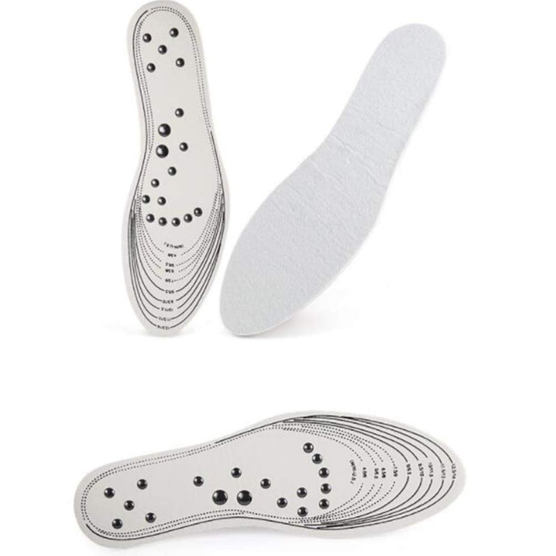 [Australia] - Healifty 1 Pairs of Magnetic Insoles Pain Relief Reflexology Plantar Fasciitis Massage Points Accupressure Insole 