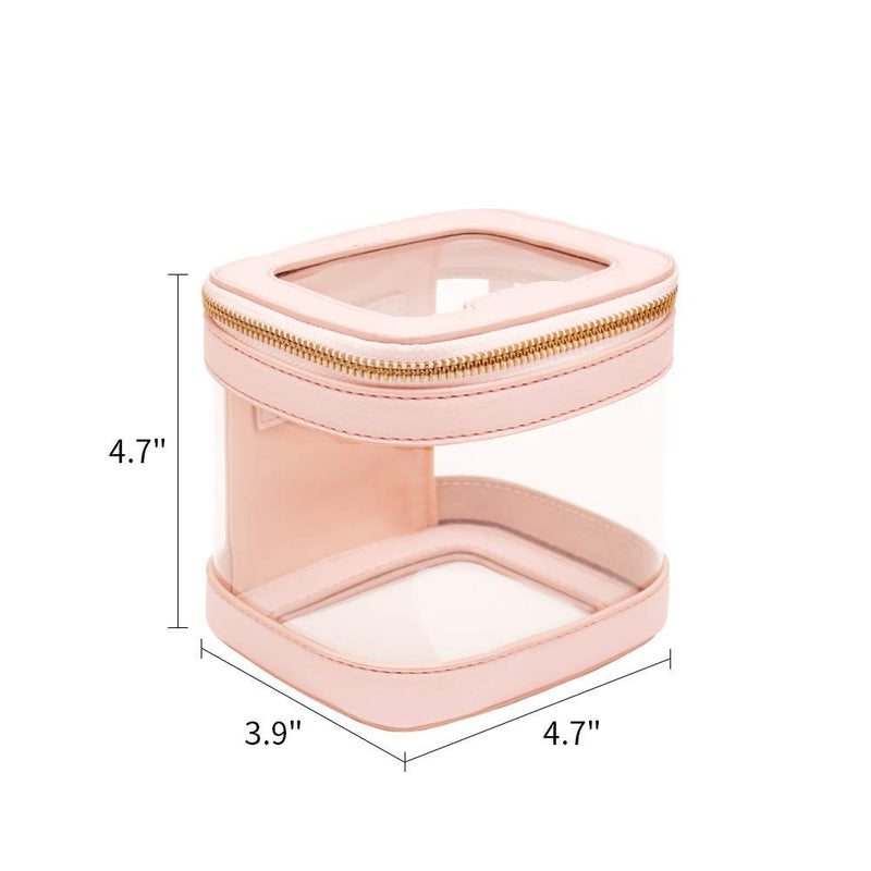 [Australia] - Clear Makeup Bag Small Clear Makeup Box Lipstick Organizer Bag Waterproof Portable Cosmetic Travel Toiletries Bags 