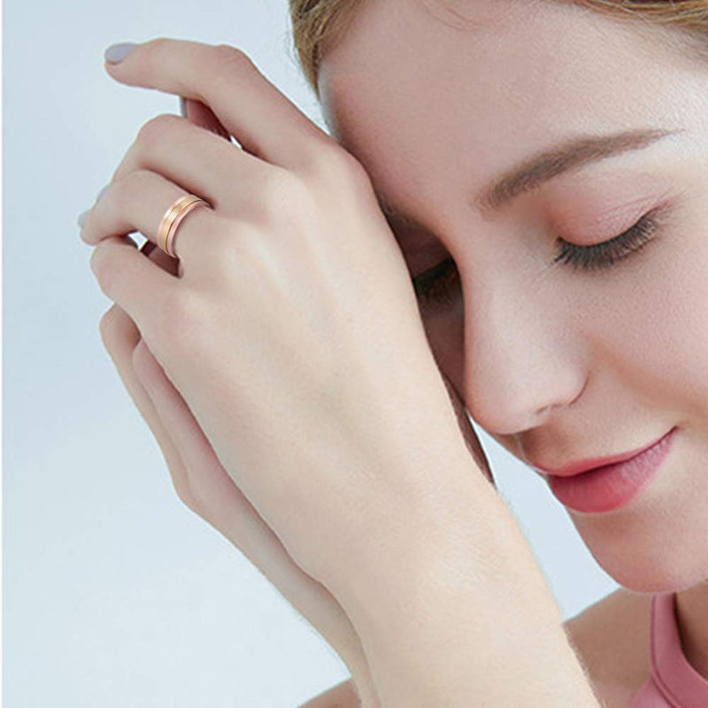 [Australia] - EnerMagiX Pure Copper Magnetic Rings for Women, Magnetic Rings, Birthday Rings Gift for Mom, Wife, Daughter, Women’s Day Gift(CPR-0948S) 