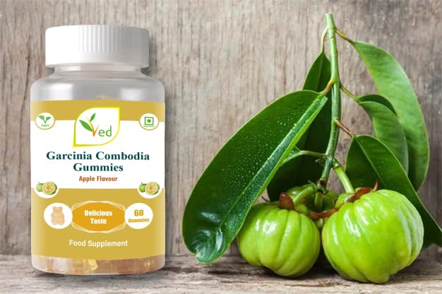 [Australia] - Ved Garcinia Cambogia Gummies | Premium Quality Supplement For Maximum Results & Aid for Slimming| Suitable for Men and Women- 60 Chews 30 Days� Supply. 