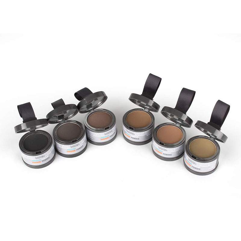 [Australia] - gowwim Root Touch Up,Hair Powder Hairline Color Shadow,Instantly Root Concealer Powder to Cover Up Roots,0.14oz,4g. Black 
