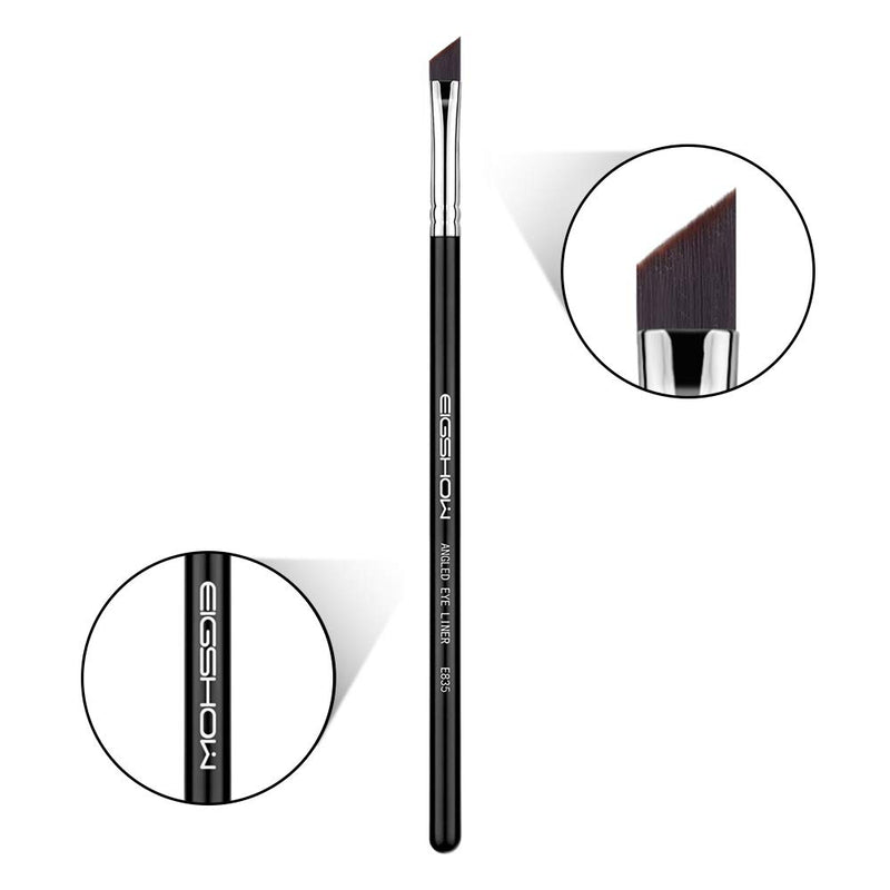 [Australia] - Eyeliner Brush Fine Angled - PRO Precision Gel Eye Liner Makeup Brush -Ultra Thin Slanted Flat Angle - Premium Quality - Cruelty Free Synthetic Bristles (Fine Angled Eyeliner Brush) E835 