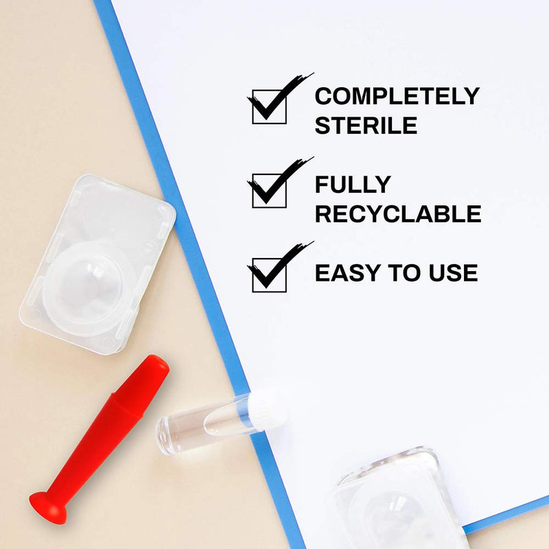 [Australia] - Suction Holder Inserter/Remover - Hard Contact Lens Only – Orange - 3 Pieces by Sports World Vision 