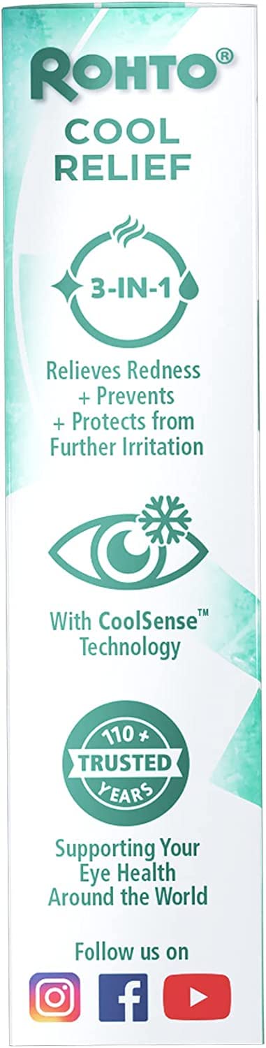 [Australia] - Rohto Cool Redness Relief Eye Drops 0.4 Fl Oz 