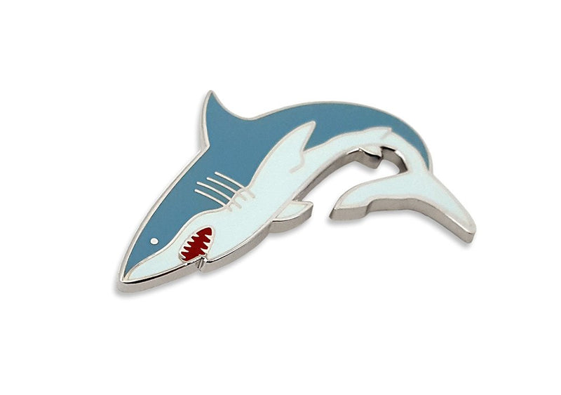 [Australia] - Pinsanity Great White Shark Enamel Lapel Pin 