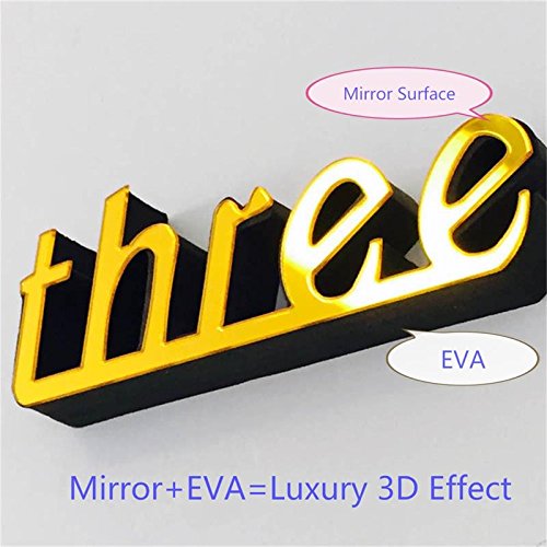 [Australia] - New 3D DIY Mirror Surface Wall Clocks Modern Design Living Room Decorative Wall Watches Gold 