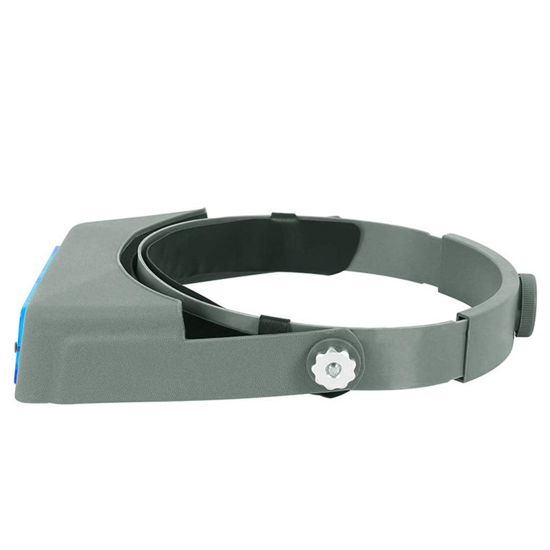 [Australia] - Head Mount Magnifier Optivisor Jewelers Magnifying Glasses 1.5X 2X 2.5X 3.5X Optical Headset Magnifying Visor Reading Magnifier Jeweler Loupe with 4 Lens Close Work Magnifier Headset for Electronics 