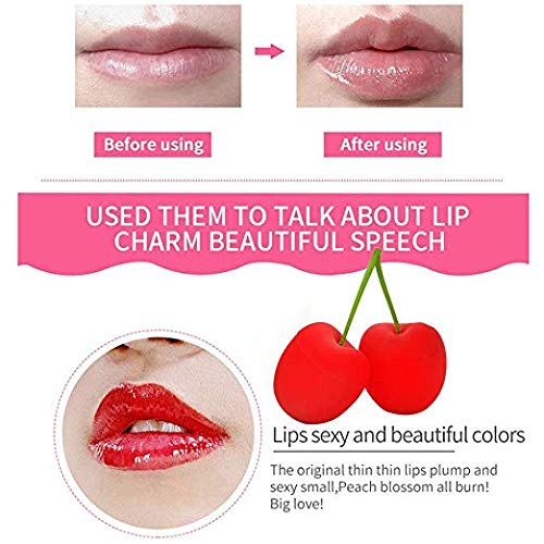 [Australia] - Lip Plumper Device Beauty Pump Quick Lip Plumper Enhancer Bigger Mouth Lip Plumping Device Cherry 