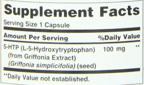 [Australia] - Nature's Bounty 5-HTP Pills and Dietary Supplement, Supports a Calm and Relaxed Mood, 100mg, 60 Capsules 