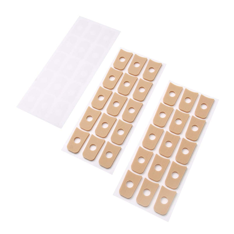 [Australia] - Heallily 45Pcs Felt Callus Pads Callus Cushions Toe Pads Self Adhesive Soft Foam Corn Pads Waterproof Toe and Foot Protectors Size 1 (Pack of 45) 