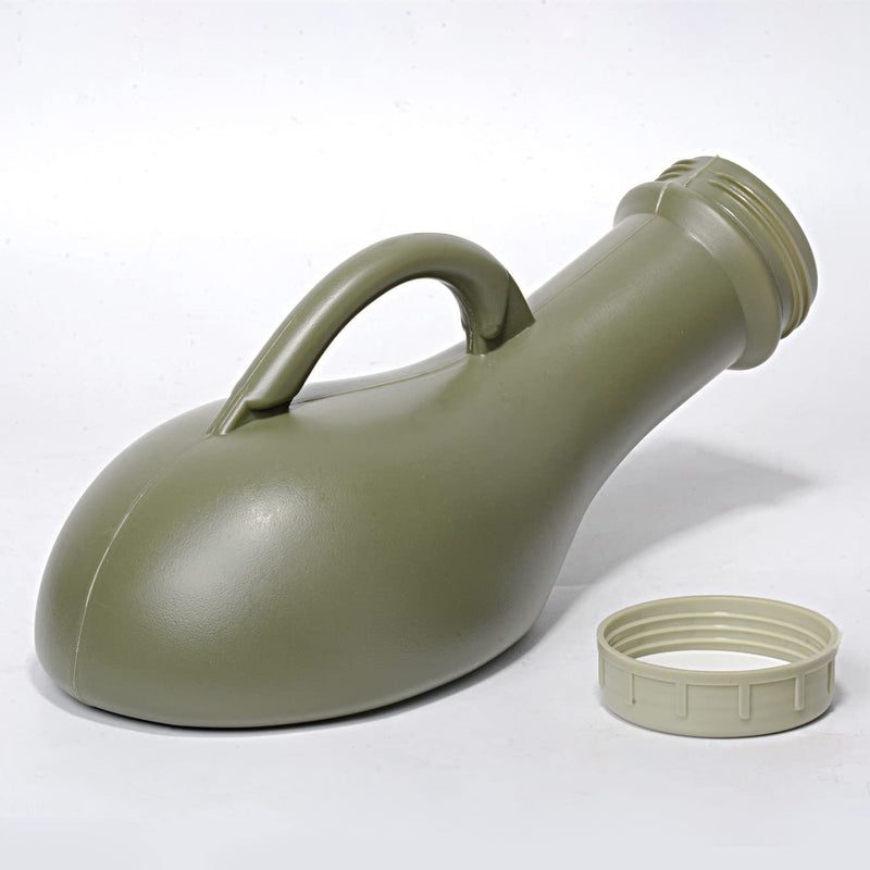 [Australia] - Cymax Thickened Unisex Urinal Bottle for Men and Women,Portable Pee Bottle with a Lid and Funnel,Mobile Toilet Portable Urinal for Car,Travel,Camping,Emergency Use 