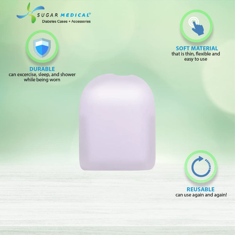 [Australia] - Sugar Medical - PumpPOPS Reusable Omnipod Cover - Soft, Flexible & Easy to Remove Cover for Diabetic Insulin Pumps (Lavender) Lavender 