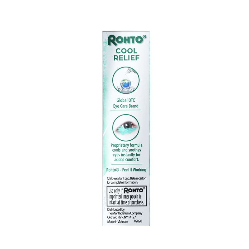 [Australia] - Rohto Cool The Original Cooling Redness Relief Eye Drops,0.4 Fl Oz (Pack of 3) 