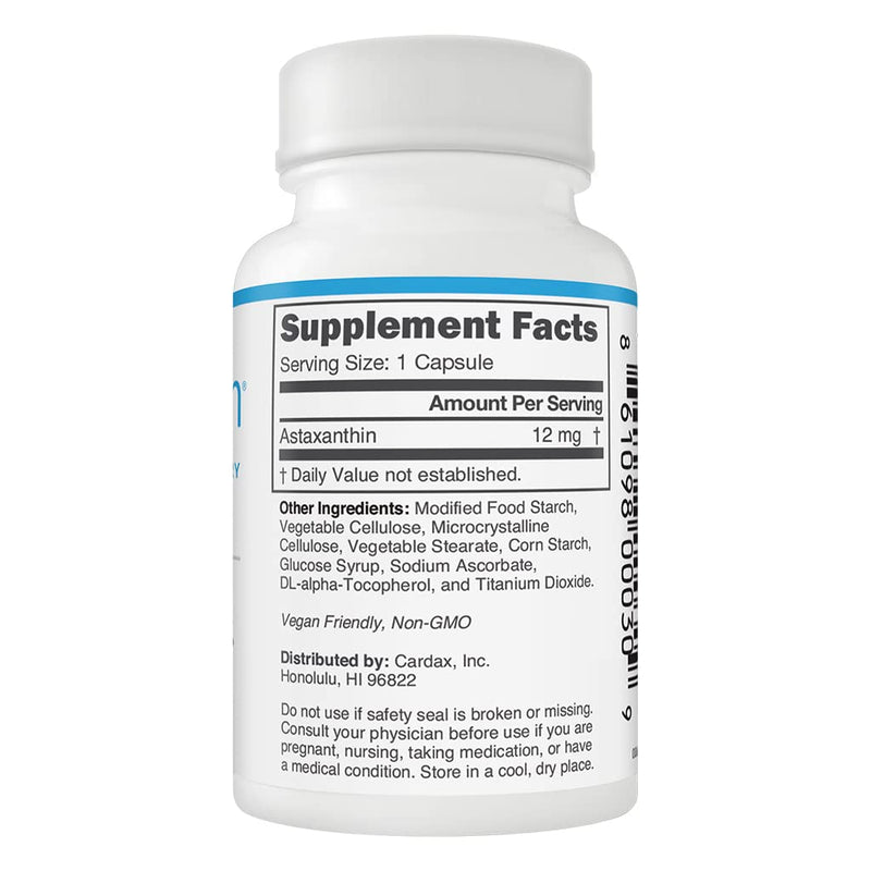[Australia] - ZanthoSyn Astaxanthin, Clinically Shown to Provide 3x Absorption, Supports Inflammatory Health, 12mg, 60 Vegetable Capsules 