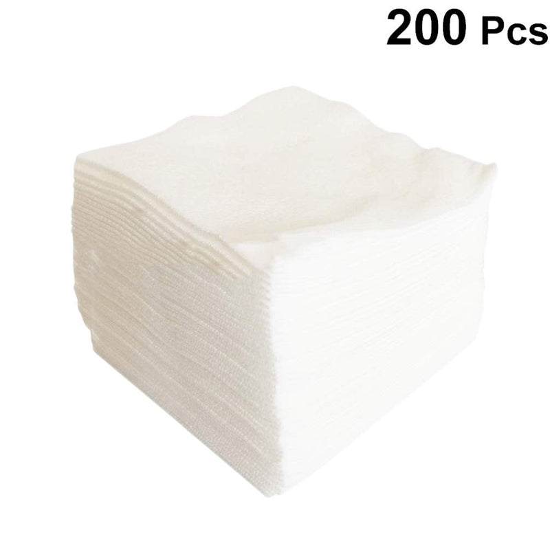 [Australia] - HEALLILY 200pcs Medical Gauze Pad Non Woven Non-Sterile Disposable Gauze Sponge for Spa Facial Wound Care First Aid Medical Supplies 