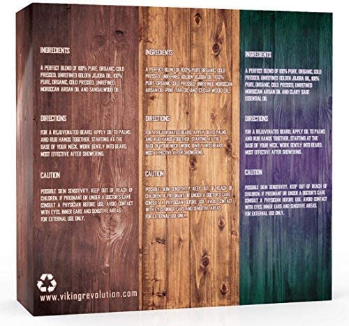 [Australia] - Beard Oil Conditioner 3 Pack - All Natural Variety Gift Set - Sandalwood, Pine & Cedar, Clary Sage Conditioning and Moisturizing for Healthy Beards 28.35 g (Pack of 3) 