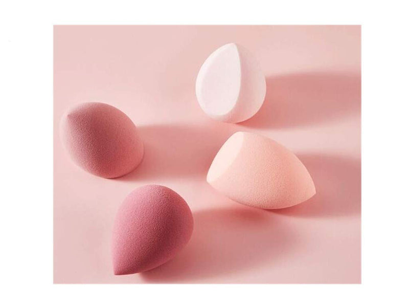 [Australia] - SINEN 4 Pcs Dry and Wet Use Makeup Sponge Set Blender Beauty Foundation Blending Sponge for Liquid, Cream, and Powder with Egg Sponge Blending Holder Box 