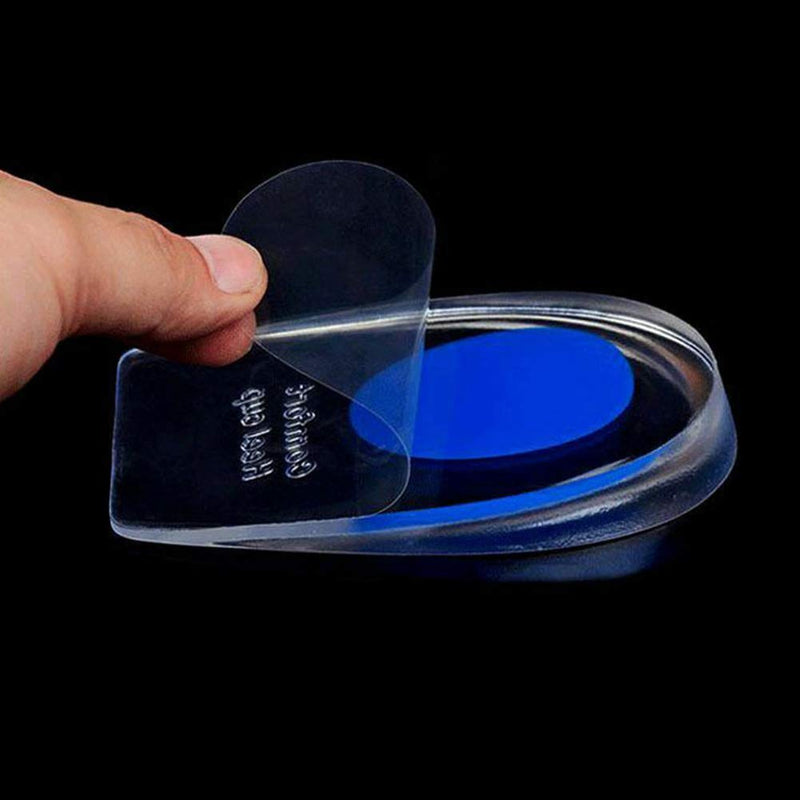 [Australia] - 3Pairs Gel Heel Cups, Silicone Heel Cup Pads Cushion Inserts Running Heel Support Pads Orthotic Heel Cup Gel Shoe Lifts Elevator Shoe Pads Insoles for Plantar Fasciitis Heel Spur&Achilles Pain Relieve 