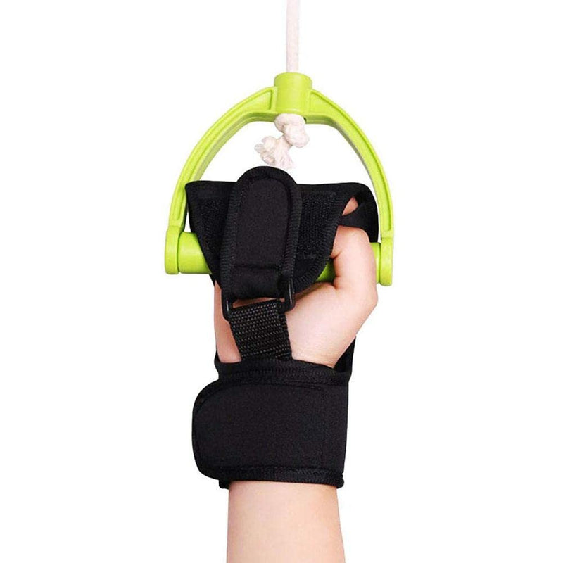 [Australia] - Finger Rehabilitation Train Auxiliary Gloves Splint Finger Recovery Grip Impairment Fitness equipment grip Hand Wrist Support (Regular) Nylon 