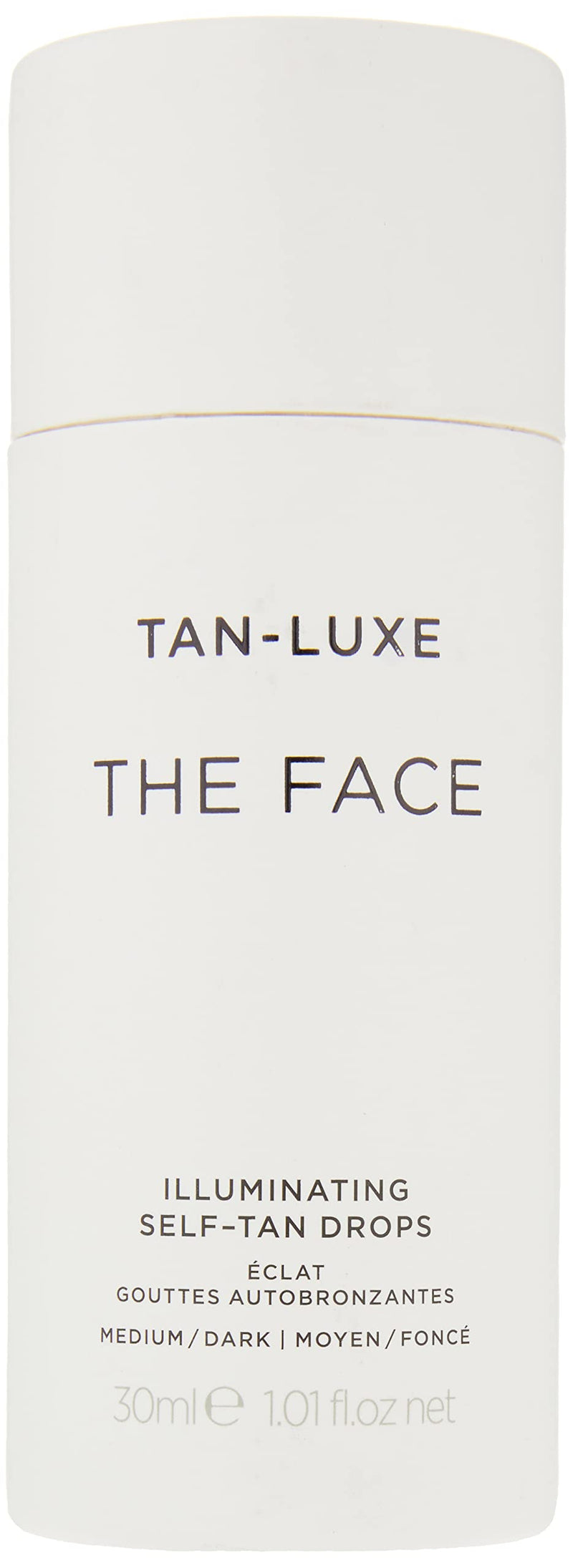 [Australia] - Tan Luxe THE FACE Self Tan Drops, Dark (30 ml) Add Tanning Drops to Skin Care for Custom Face Tan, Cruelty Free & Vegan 