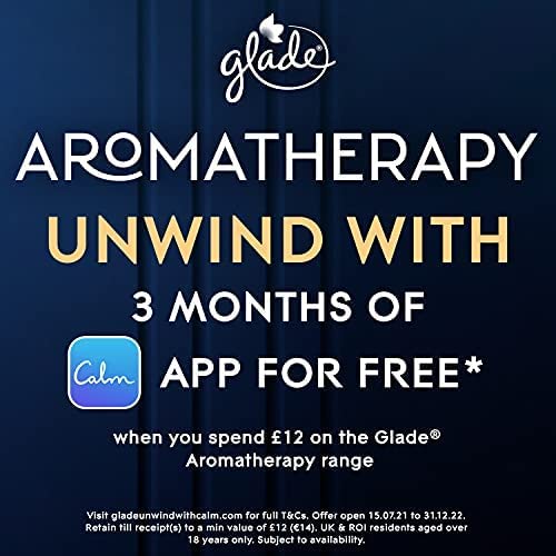 [Australia] - Glade Aromatherapy Reed Diffuser Gift Set, Home Décor Essential Oils Diffuser Uplifting Fragrance, Pure Happiness with Orange & Neroli Blossom, Pack of 2 (2 x 80 ml) 