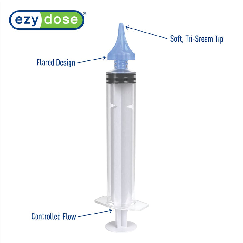 [Australia] - Ezy Dose Ear Wax Removal Syringe with Tri-Stream Tip, Perfect for Kids and Adults, 20mL Capacity 