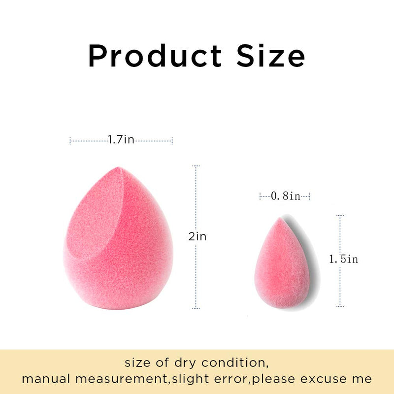 [Australia] - JUNO & Co. Microfiber Sponge, Latex-Free, Dual Layer Technology, Flawless Makeup Blender for Foundations, Powders and Creams (Rose Love Bundle) Rose Love Bundle 