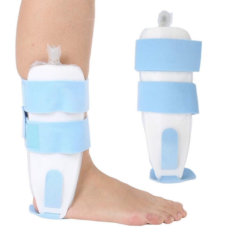 [Australia] - ZJchao Air and Foam Ankle Stirrup Brace, Air Pump Foot Drop, Torn ligaments, Post-Op Cast Support Splint Reduce Swelling and Inflammation for Strain Sprain Arthritis 