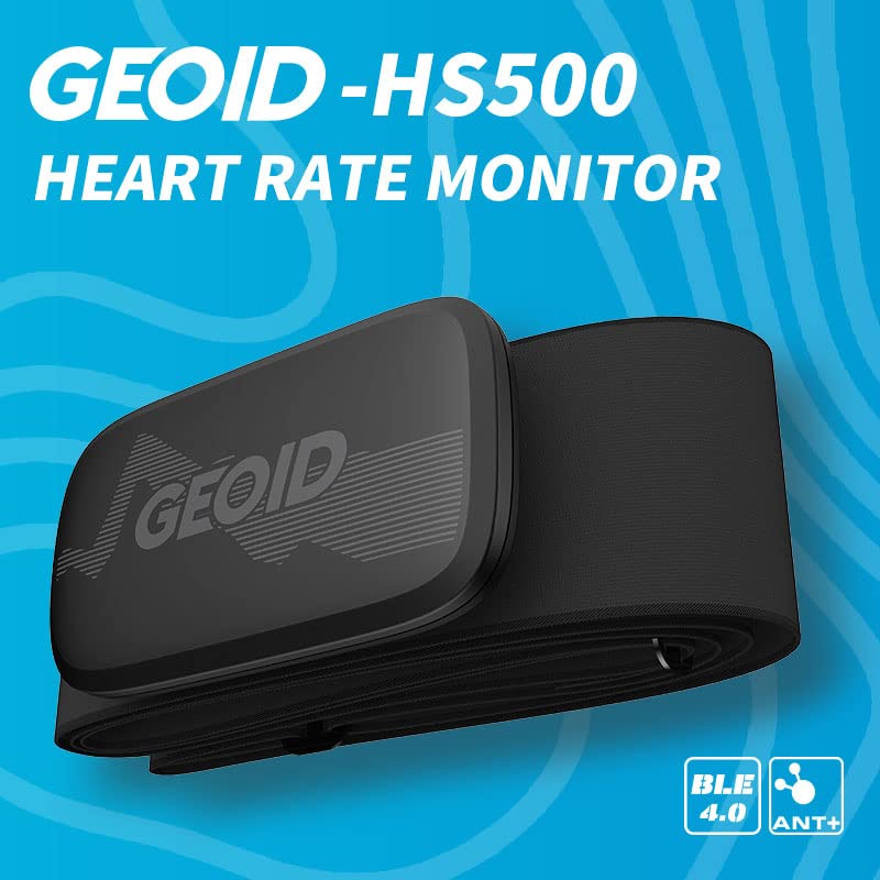 [Australia] - GEOID HS500 Heart Rate Monitor, Heart Rate Sensor Chest Strap, Protocol ANT+/Bluetooth, Compatible with iOS/Android APPs 